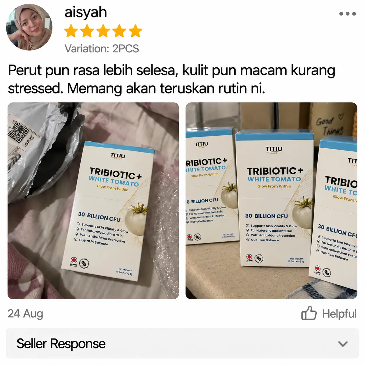 Customer review 1