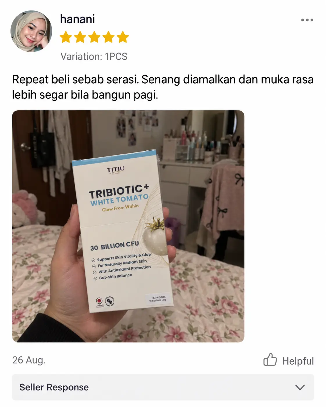 Customer review 